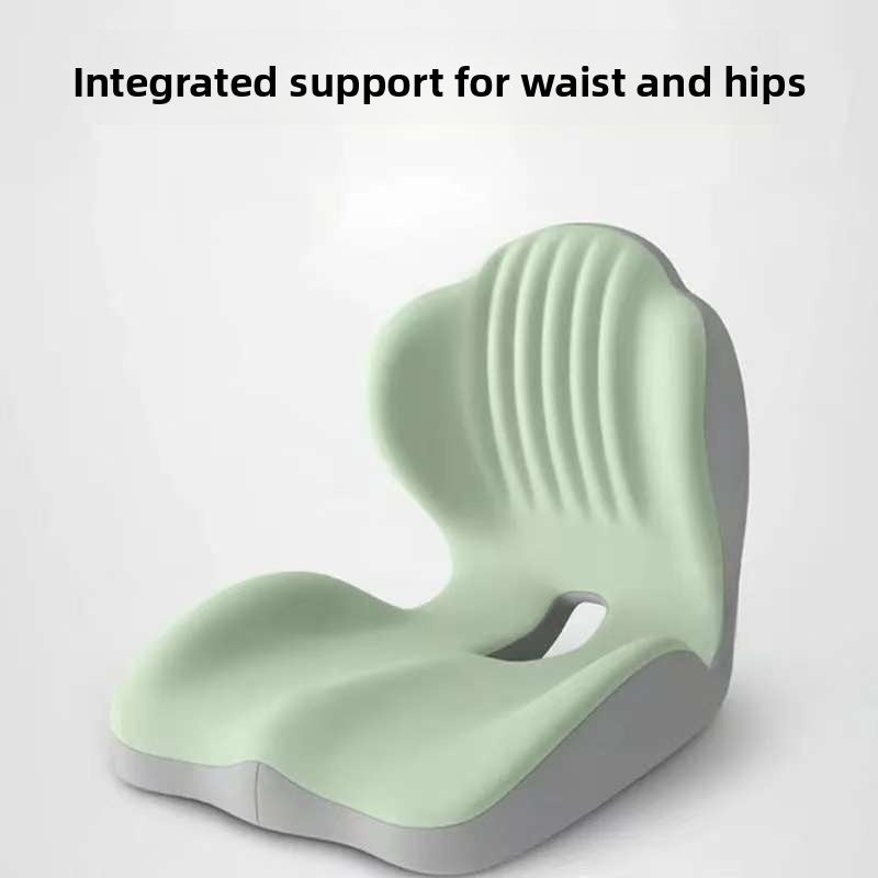 Ergonomic Memory Foam Seat Cushion with Back Support