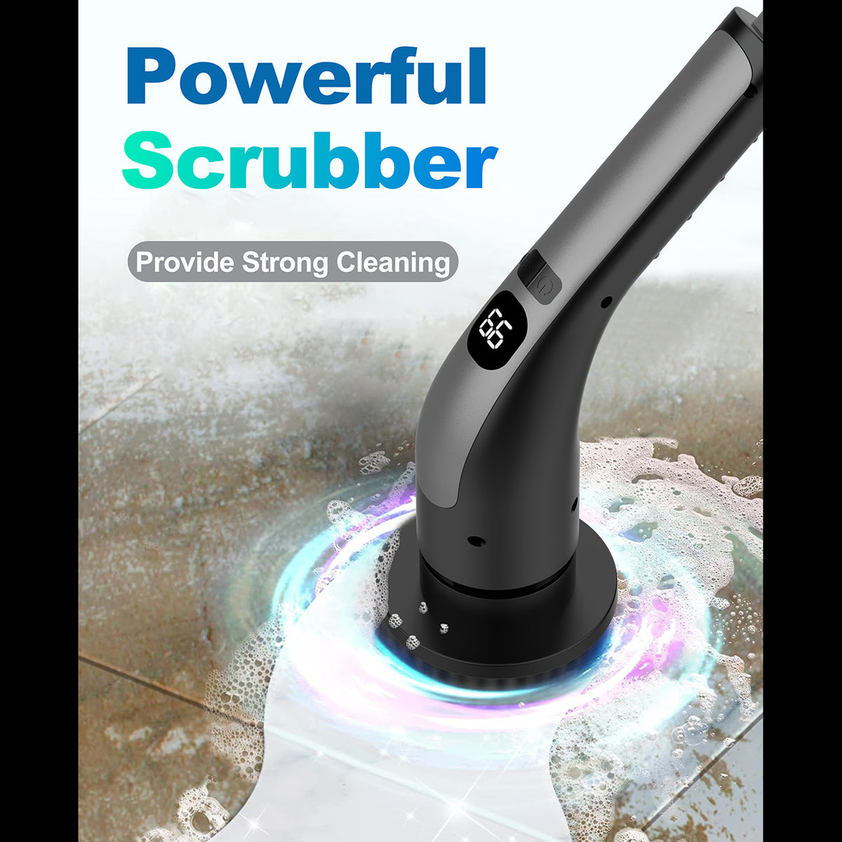ScrubAxis™｜コードレス電動クリーニングブラシ