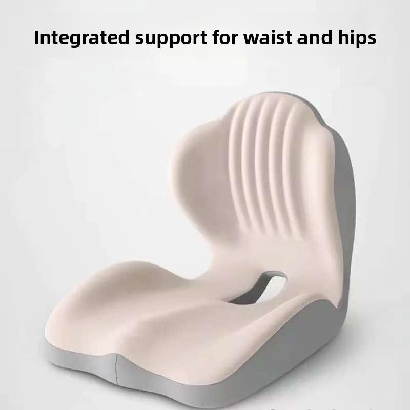 Ergonomic Memory Foam Seat Cushion with Back Support